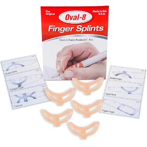 3-Point Products Oval-8 Finger Splint Size 3 (5 Splints)