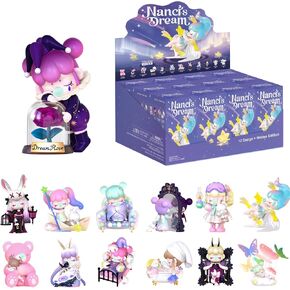 ROBOTIME Action Figure Surprise Nanci Blind Box Popular Toy Collectible Art Toy Exclusive Kawaii Fantastic Creative Gift Room Decor Desktop Cute Figure, for Christmas Birthday Party Holiday (Dream)