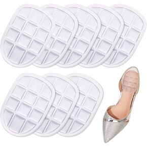 4 Pair Heel Cushions for Heel Pain Relief, Gel Heel Cups Pads Support for Shoes for Plantar Fasciitis, Relieve Heel Spurs Pain with Insoles for Women/Men
