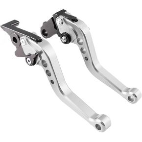 Motorcycle CNC Modification Handle Clutch Horn Short Brake Clutch Lever Suitable for Honda MSX125 CB400F CBR300R/F/FA 2014-2022, Kawasaki 2017-2021 Z650 Z900 Ninja 650R ER-6F