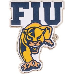Desert Cactus Florida International University Pin Panthers FIU Lapel Pins University College Logo Enamel Made of Metal (Pin A)