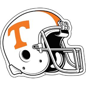 Tennessee 9.1" Helmet Magnet Volunteers
