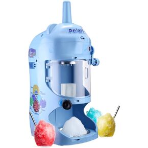 Shaved Ice Machine - Powerful 250W 210lbs/hr Electric Ice Shaver with 1420RMP Blade - Snow Cone Machine Ice Crusher by Great Northern Popcorn (Blue) in Kuwait