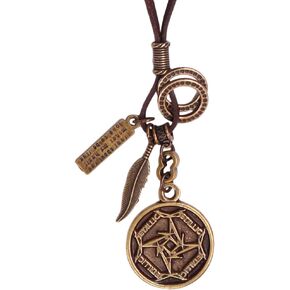 Music Legends necklace, genuine leather cord Surfer jewelry for Men & Women