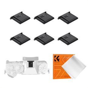 K&F Concept Hot Shoe Cover, 6Pack Universal Camera Hot Shoes Cap for Canon Nikon Sony DSLR,SLR, Mirrorless Camera, ABS Hot Shoe Protector