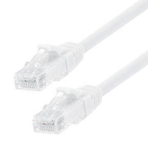 NavePoint Patch Cable, CAT6, UTP, 24AWG/7 * 0.18 MM, 7 Ft, 10 pack, White