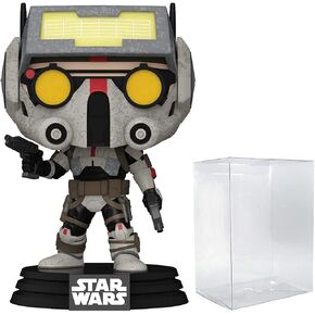 POP Star Wars: Bad Batch - Tech Funko Pop! Vinyl Figure (Bundled with Compatible Pop Box Protector Case), Bad Batch Tech, Multicolored, 3.75 inches