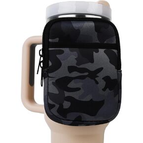 MLKSI Water Bottle Zipper Pouch for Stanley Cup Accessories, Cute Storage Bags for Stanley Tumbler with Handle, Gym Accessories for Simple Modern 40 oz Tumbler with Handle Stanley Bottle