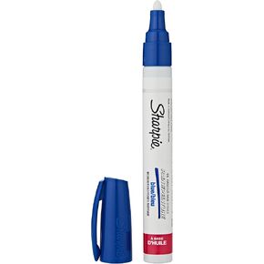Sharpie Oil-Based Paint Marker, Medium Point, Blue, 1 Count - Great for Rock Painting
