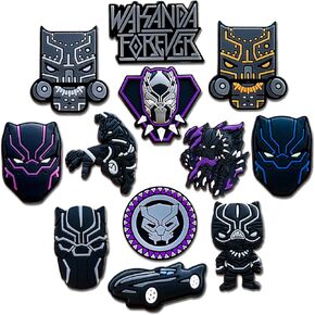 12Pcs Superhero Shoe Charms Fits for Clog Sandals Shoes Decoration, Cartoon Accessories Charms for Gifts