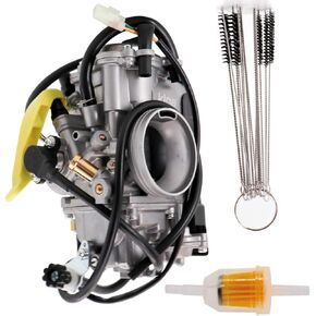 KIPA Carburetor for TRX450R TRX 450R 2004-2005 Replace # 16100-HP1-673 With Filter & Carbon Dirt Jet Cleaner Tool Kit Durable