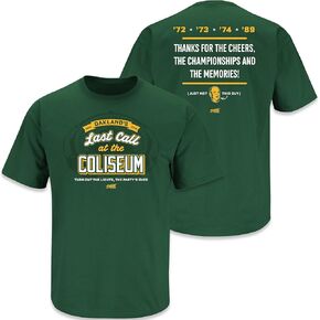 Smack Apparel Last Call At The Coliseum T-Shirt for Oakland Baseball Fans (SM-5XL)