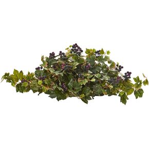Nearly Natural 33in. Grape Leaf Artificial Ledge Plant