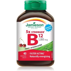 Jamieson Vitamin B12 5,000 mcg, 45 tabs