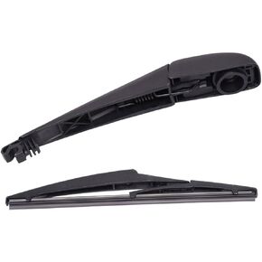 Rear Windshield Wiper Blade Arm Set for Toyota RAV4 2013 2014 20150 2016 2017 2018, for Jeep Compass 2017-2018 Rear Windsheild Back Wiper Arm and wiper Blade with Cover Assembly - 255mm 10 inch
