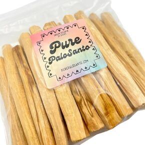 | High Resin Palo Santo Sticks | 24 Bulk Palo Santo Sticks, Natural, PURE-PALO-BULK-24