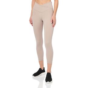 Danskin Women's Crossover Waist Crop Leggings