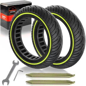 1PZ SV0-P2Q 8 1/2 x 2 Tire 8.5 inch Solid Tires Replacement for Gotrax GXL V2 XR Xiaomi M365 1S Pro 2 APEX Hover-1 Electric Scooter