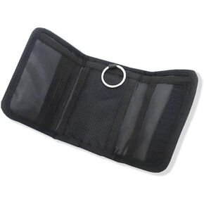 محفظة Bell + Howell Tac التكتيكية ثلاثية الطي رفيعة للرجال، مقاومة RFID، مقاومة للهب، محفظة أمان متعددة الأغراض - تحمل ما يصل إلى 5 بطاقات ائتمان كما تظهر على التلفزيون! in Kuwait