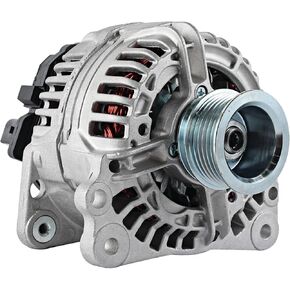 DB Electrical Alternator ABO0435-140 Compatible with/Replacement for John Deere 244J, 304J, 313, 315, 316GR, 318E, 318G, 320E, 326E, 328 400-24230 Voltage 12, Rotation CW, Amperage 140
