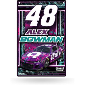 Rico Industries NASCAR Racing 11" x 17" Metal Home Décor Sign