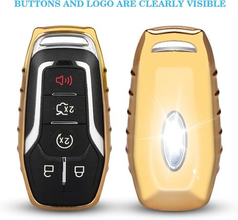 Ford Mustang Key fob Cover Ford Edge Key fob Cover Ford Key fob Cover Ford case Ford Fusion Key fob Cover Ford Explorer Key fob Cover Lincoln Key fob Cover Key fob Shell in Saudi Arabia