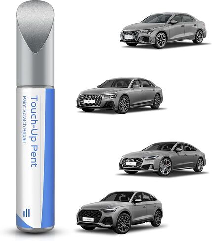 طلاء Touch Up متوافق مع رقائق Audi Exact Match وNicks Touch Up - فضي ثلجي معدني - LX7W in Kuwait