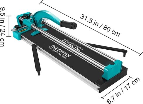 Mophorn 48 Inch Tile Cutter Single Rail Double Brackets Manual Tile Cutter 3/5 in Cap w/Precise Laser Manual Tile Cutter Tools for Precision Cutting (48 Inch) in Saudi Arabia