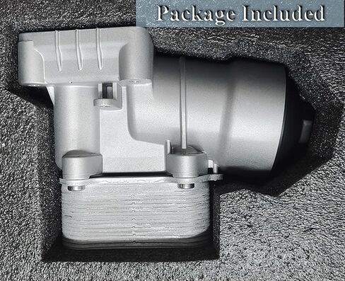 03L115389H مبرد زيت المحرك الألومنيوم مناسب لـ 2012-2014 VW Amarok Passat 2.0L TDI DIESEL، لـ 2012-2014 Audi A3 Q3 2.0L TDI DIESEL مجموعة مهايئ مبيت فلتر الزيت استبدال # 03L115389B، 03L115389C in Saudi Arabia
