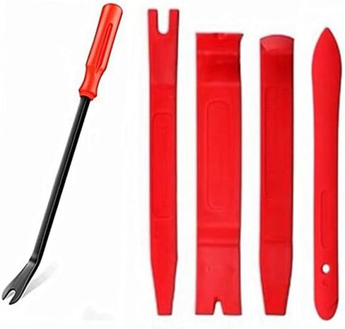 FLZOSPER 5Pcs Car Trim Removal Tool - Car Pry Tool Kit，Door Panel Audio Remover Tools for Vehicle Dash Radio Audio Installer in Saudi Arabia