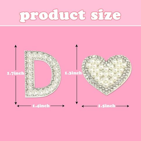 Bride Shoes Charms, Bachelorette Party Wedding Shoe Charms Fits Shiny Bling Diamond Pearl Shoes Charm for Clog Sandals Decorations, Large, white in Saudi Arabia