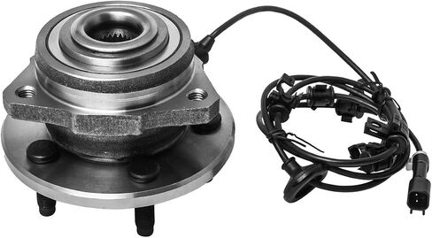 Front Left Wheel Hub and Bearing Assembly Driver Side Compatible With 2002-2007 Jeep Liberty (4-Wheel ABS Only) AUQDD 513176 [5 Lug Hub, W/ABS] in Saudi Arabia