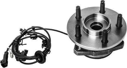 Front Left Wheel Hub and Bearing Assembly Driver Side Compatible With 2002-2007 Jeep Liberty (4-Wheel ABS Only) AUQDD 513176 [5 Lug Hub, W/ABS] in Saudi Arabia