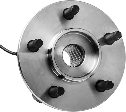 Front Left Wheel Hub and Bearing Assembly Driver Side Compatible With 2002-2007 Jeep Liberty (4-Wheel ABS Only) AUQDD 513176 [5 Lug Hub, W/ABS] in Saudi Arabia