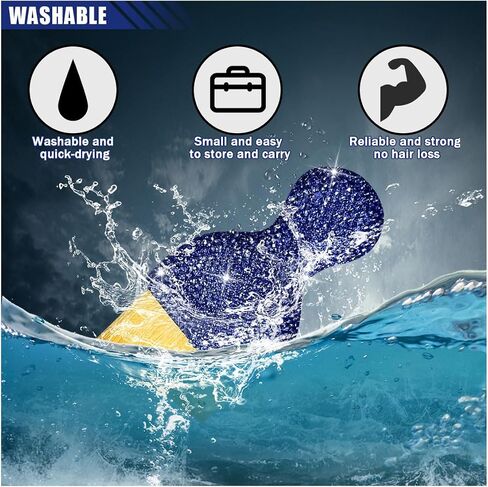 Car Interior Dust Brush, Diamond Detailing Brush, Auto Bling Handle Soft Bristles Curved Brushes, Scratch Free Car Interior Cleaning Tool for Vehicle Dashboard, Air Conditioner Vent (Black) in Saudi Arabia