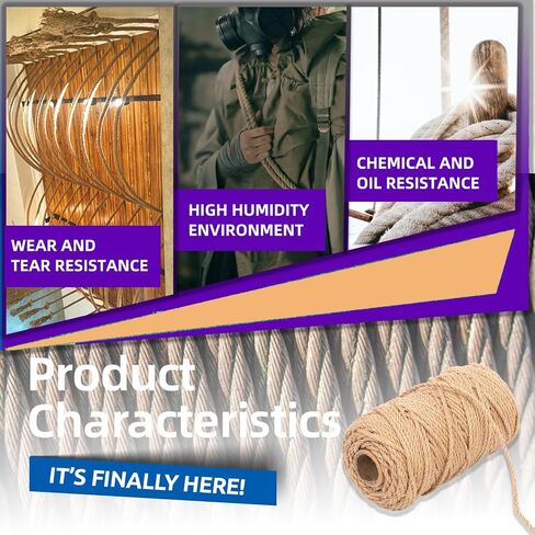Swpeet 4mm x 328 Feet Jute Twine Braided Natural Jute Rope, Long Twine String Wrapping Packing Gardening Crochet Perfect Arts Crafts Gift Twine Christmas Twine for Craft Projects, Wrapping, Packing in Saudi Arabia