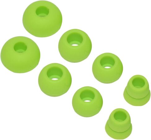 10pcs Black Double Flange Replacement Silicone Earbuds EarTips 4.1mm Connector(Fits PowerBeats 2 wireless) in Saudi Arabia