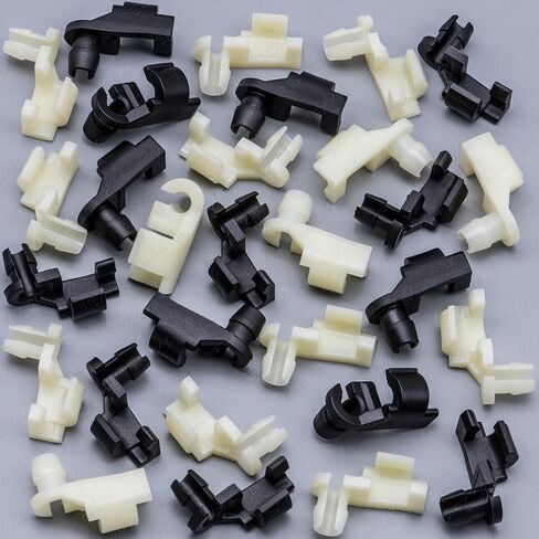 Rexka 10 Sets Door Handle Lock Rod Hood Latch Locking Push Clip Kit 5/32 Rod for GM Ford Chrysler Dodge Jeep Buick Cadillac Chevrolet Oldsmobile Pontiac Pickups Suvs in Saudi Arabia