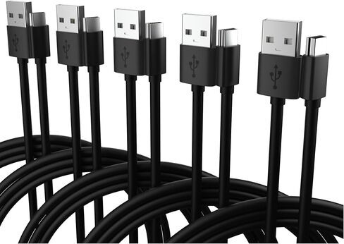 كابل بيانات USB صغير إلى Mini B - بطول إضافي 15 قدم. كابل Mini B مع جودة فائقة لمزامنة البيانات والشحن متوافق مع PS3، وDash Cam، والكاميرات الرقمية، وPDA، والماسحات الضوئية، وما إلى ذلك. (15 قدمًا) in Kuwait