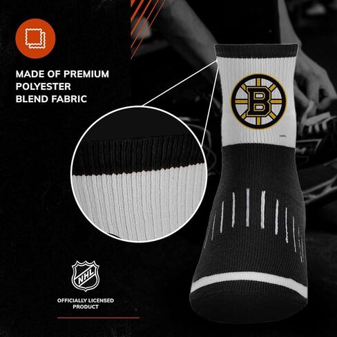 For Bare Feet NHL Youth Surge Socks - All Weather Performance - Machine Washable - Boys & Girls - Comfortable socks for Game in Saudi Arabia
