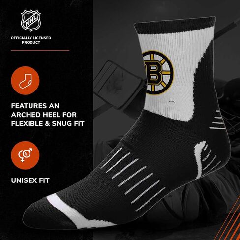 For Bare Feet NHL Youth Surge Socks - All Weather Performance - Machine Washable - Boys & Girls - Comfortable socks for Game in Saudi Arabia