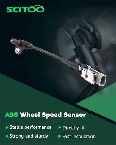مستشعر سرعة عجلة ABS أمامي يسار أو يمين من SCITOO مناسب لـ 2005 2006 لسيارة شيفروليه إكوينوكس، 2006 لسيارة بونتياك تورنت، 2002 2003 2004 2005 2006 2007 لسيارة Saturn Vue ALS1344 in Kuwait