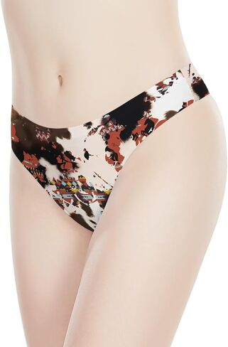 Seamless Thong Underwear for Women Breathable Comfy Thongs Briefs Stretch No Show Panties for Ladies,S-3XL in Saudi Arabia