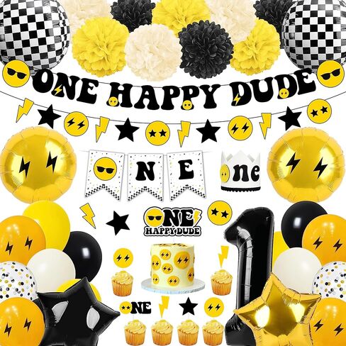 اختيارات تزيين حفلات عيد الميلاد من One Happy Dude، لوازم حفلات أعياد الميلاد الأولى، ديكورات حفلات أعياد الميلاد الأولى، فكرة حفلات أعياد الميلاد الأولى للفتيات والفتيان الصغار (اختيار-أ) in Kuwait