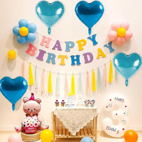 10 Pcs 20 Inch Blue Heart Balloons Foil Heart shaped Balloons Helium Mylar Balloons Foil Balloon for Women Kids Valentines Day Decoration Birthday Wedding Proposal Bridal Party Decor in Saudi Arabia