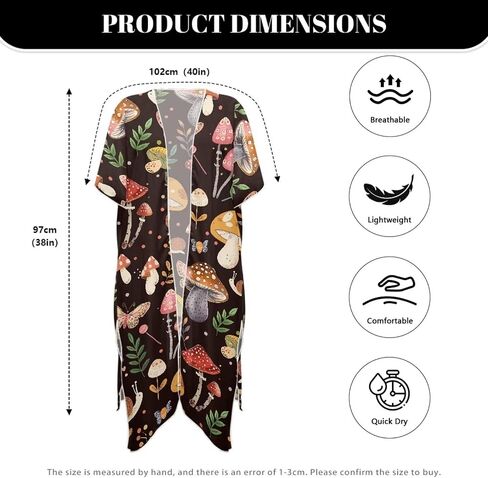 Womens Kimono Swimsuit Coverups Casual Loose Long Bathing Suit Cover Up Summer Beach Coverup in Saudi Arabia