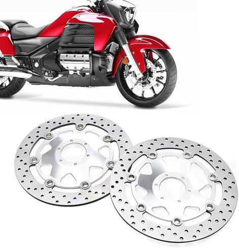 2 قطعة أقراص الفرامل الأمامية الدوارات صالح لهوندا Goldwing 1800 GL1800 2001 2002 2003 2004 2005 2006 2007 2008 2009 2010 2011 2012 2013 2014 2015 2016 in Saudi Arabia
