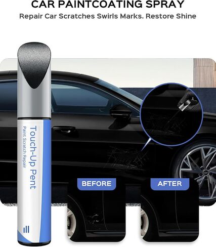 طلاء Touch Up متوافق مع رقائق Audi Exact Match وNicks Touch Up - فضي ثلجي معدني - LX7W in Kuwait
