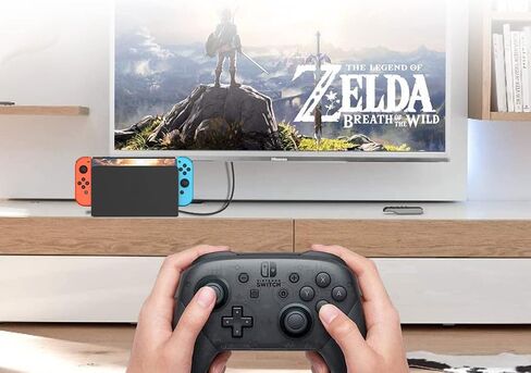 ElecGear Cooling Fan for Nintendo Switch OLED Dock, 3 Speed Replacement Back Cover for Switch New Dock, USB Powered Cooler with LED Lighting in Saudi Arabia