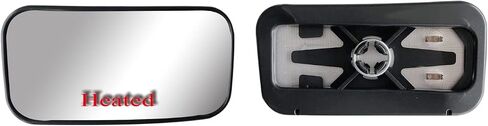 Replacement Door Side Driver Left Upper Main Mirror Glass Heated with Back Plate fit Mercedes Freightliner Sprinter from 2019-Onward in Saudi Arabia